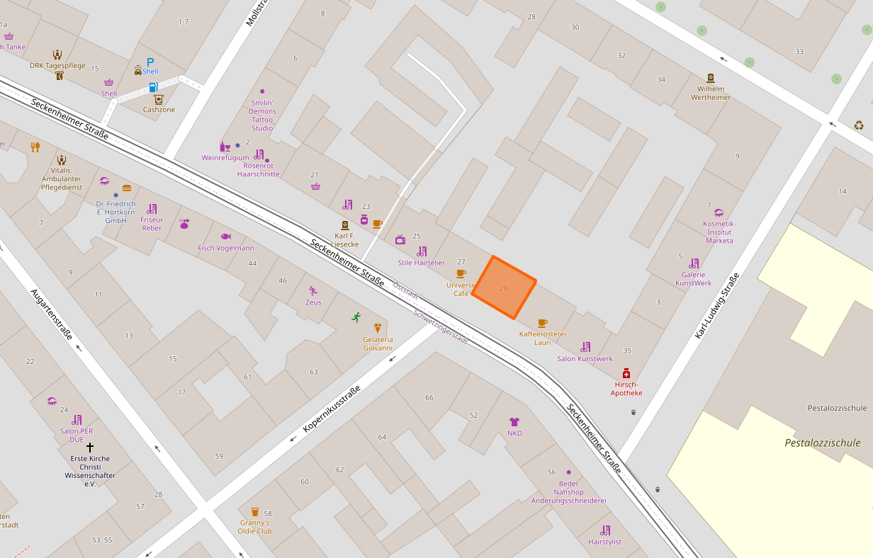 Karte von EUNails Mitte Berlin